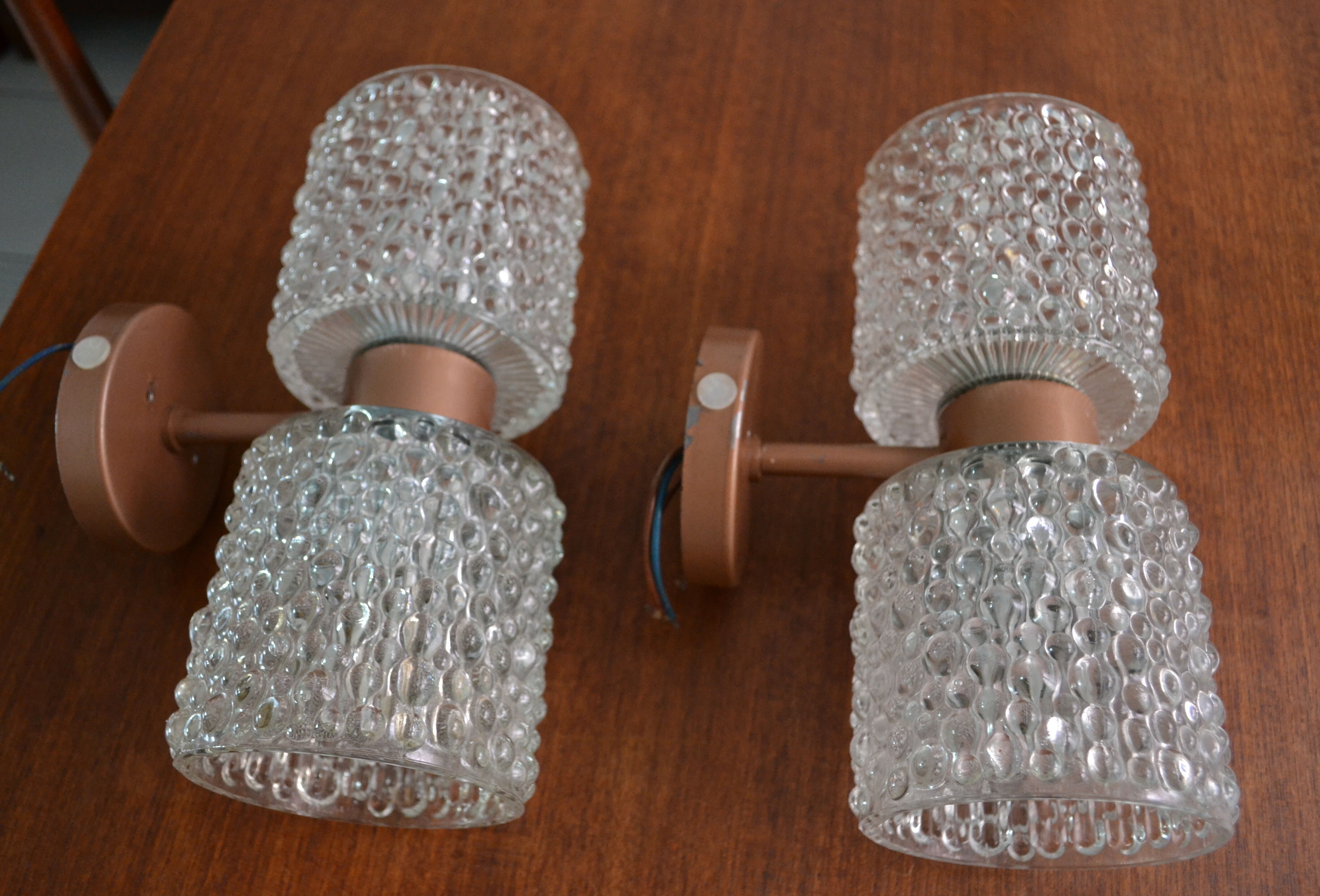 J.W Bosman's 60s Raak Pair of wall light