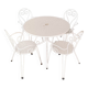 Wrought iron garden furniture