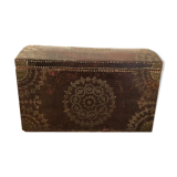 Old 18th century case in studded leather