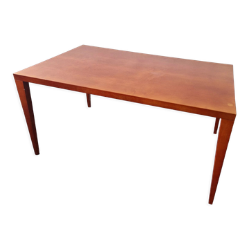 Mahogany dining table, 1980s