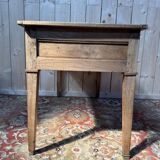 Bureau plat en merisier époque Louis XVI