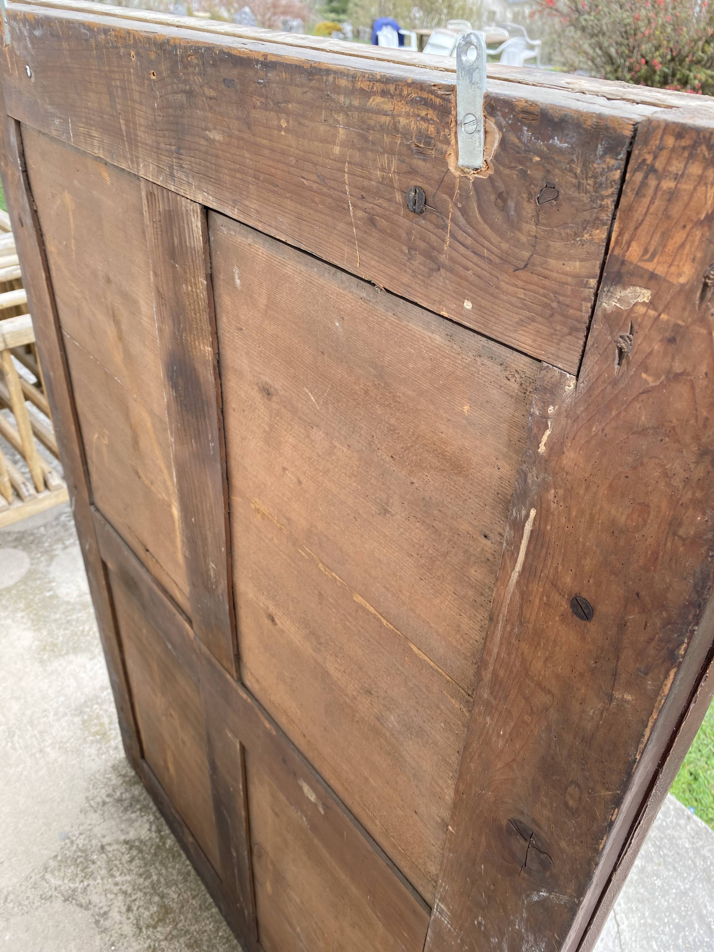 Large vintage decorative mirror