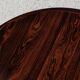 Midcentury Danish extendable round dining table in rosewood by VV Møbler 1960s