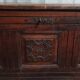 Louis XIV oak chest from the 19th century.
