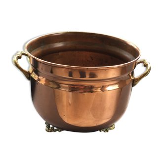 Red copper pot cover