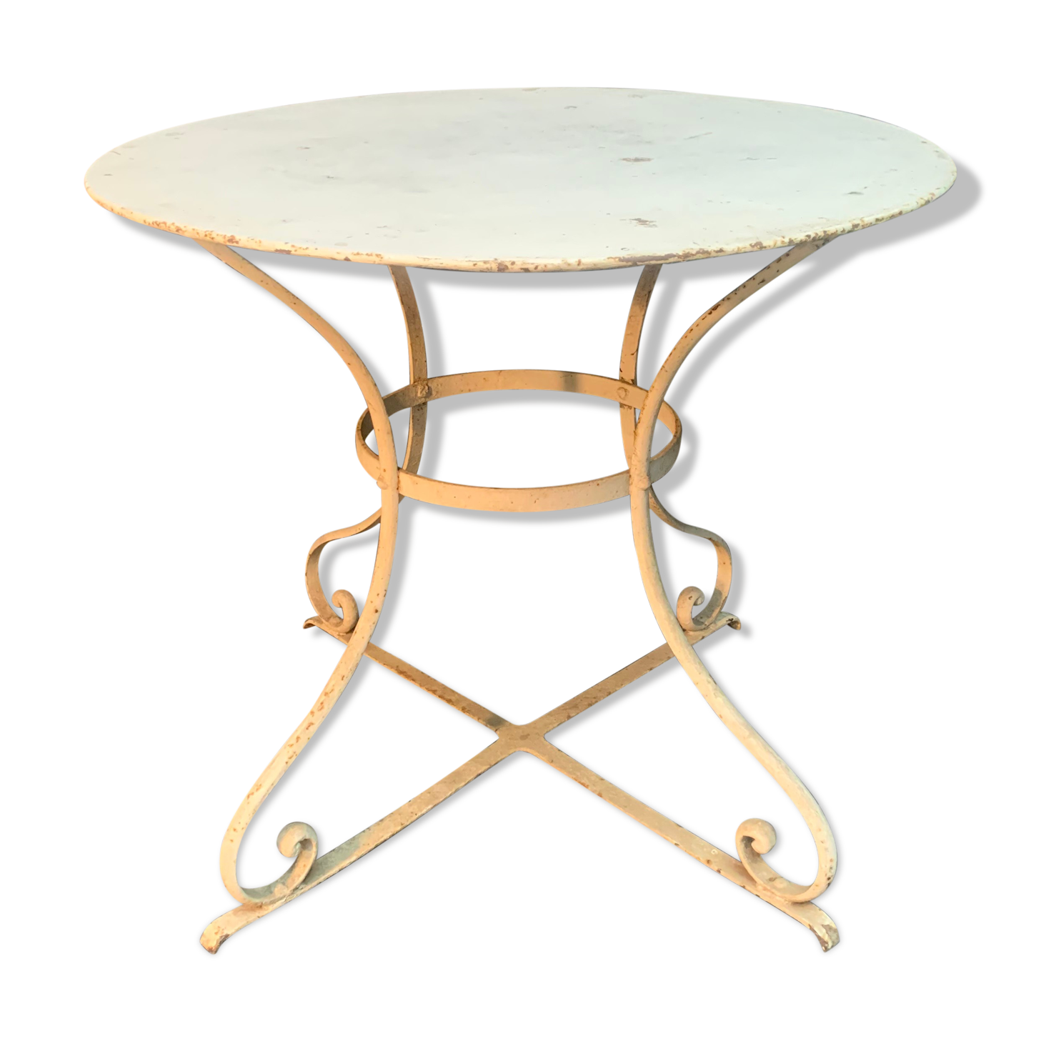 Table de jardin en métal