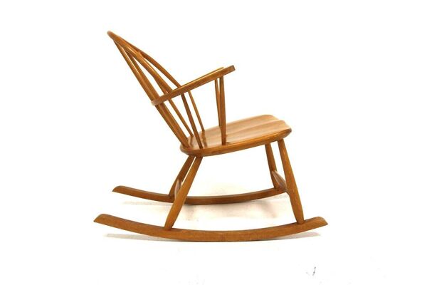 Rocking-chair scandinave, Nesto Stolfabrik, Suède, 1960