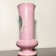 Vase Opaline Saint Louis peint main