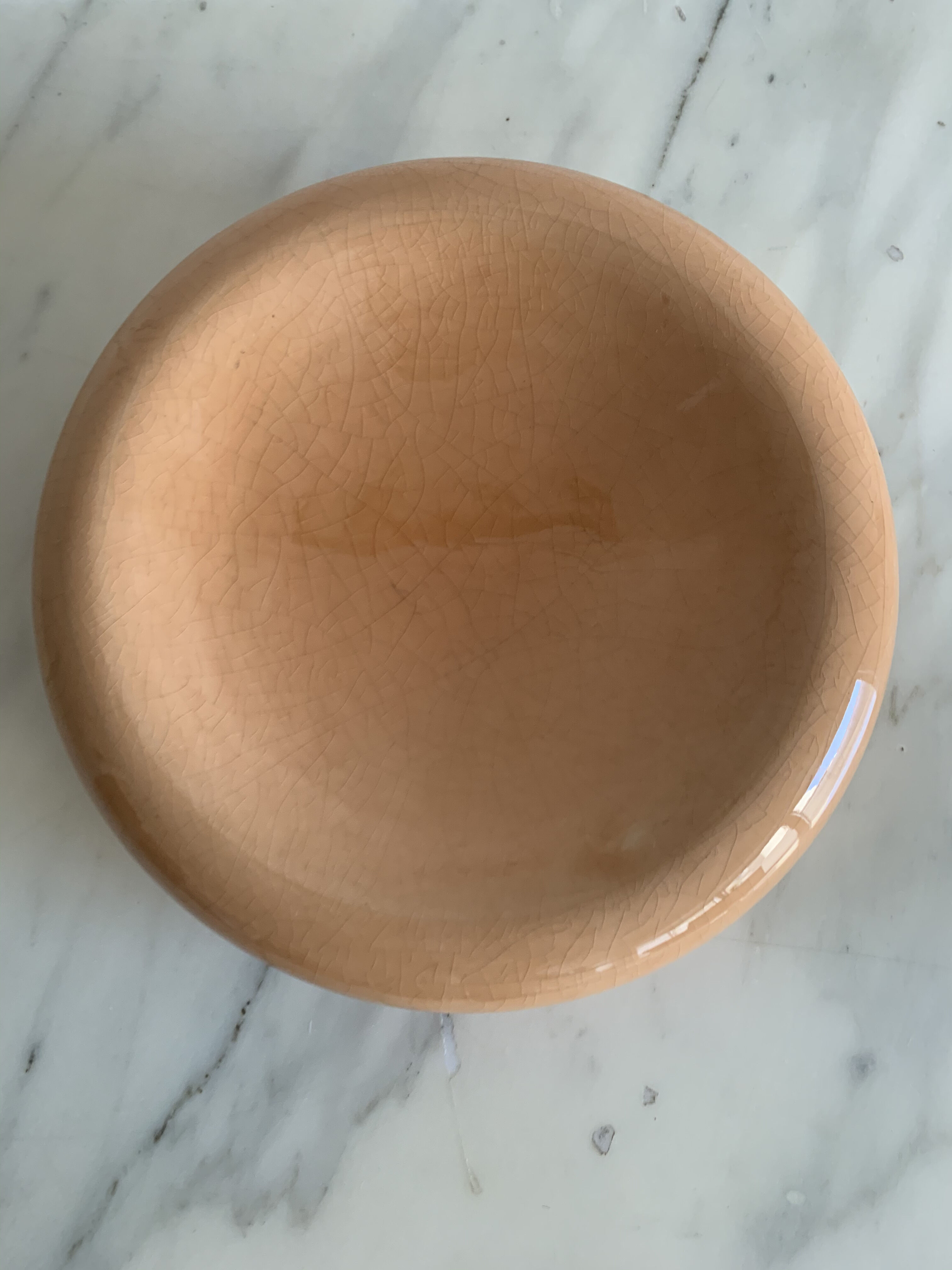 Orange ceramic cup François Chatain