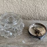 Pot à sucre ancienne avec pince à sucre intégrée