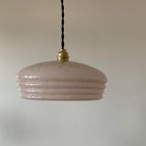 Pink Clichy glass pendant lamp