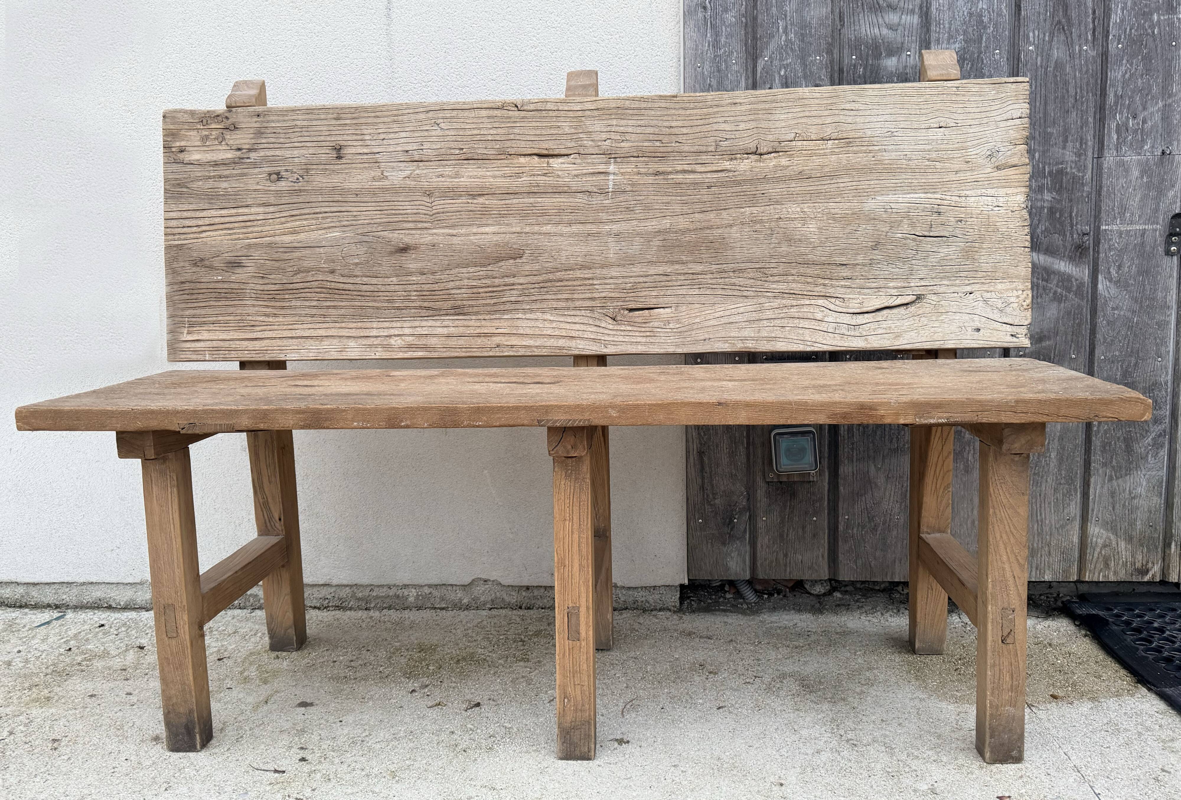 Elm bench