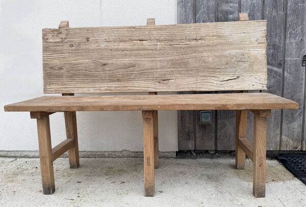 Banc en orme