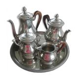 Coffee and tea tray service Les Étains du Manoir.