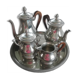 Service plateau à café et thé Les Étains du Manoir