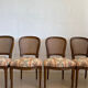 Lot of 4 Louis XVI chairs
