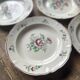 Set of 10 Villeroy & Boch deep plates – bucolic design 24.5 cm
