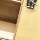 1960 Scandinavian wardrobe, atypical blond wood varnished, 4 doors 3
