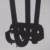 Pierre SOULAGES d'Après Sérigraphie N °29