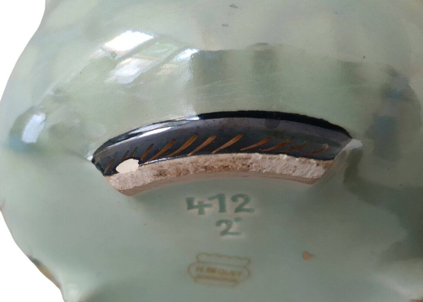 Magnificent Cache Pot Decorations Painted Bird Contour Grainy Relief Gilding Spoiler