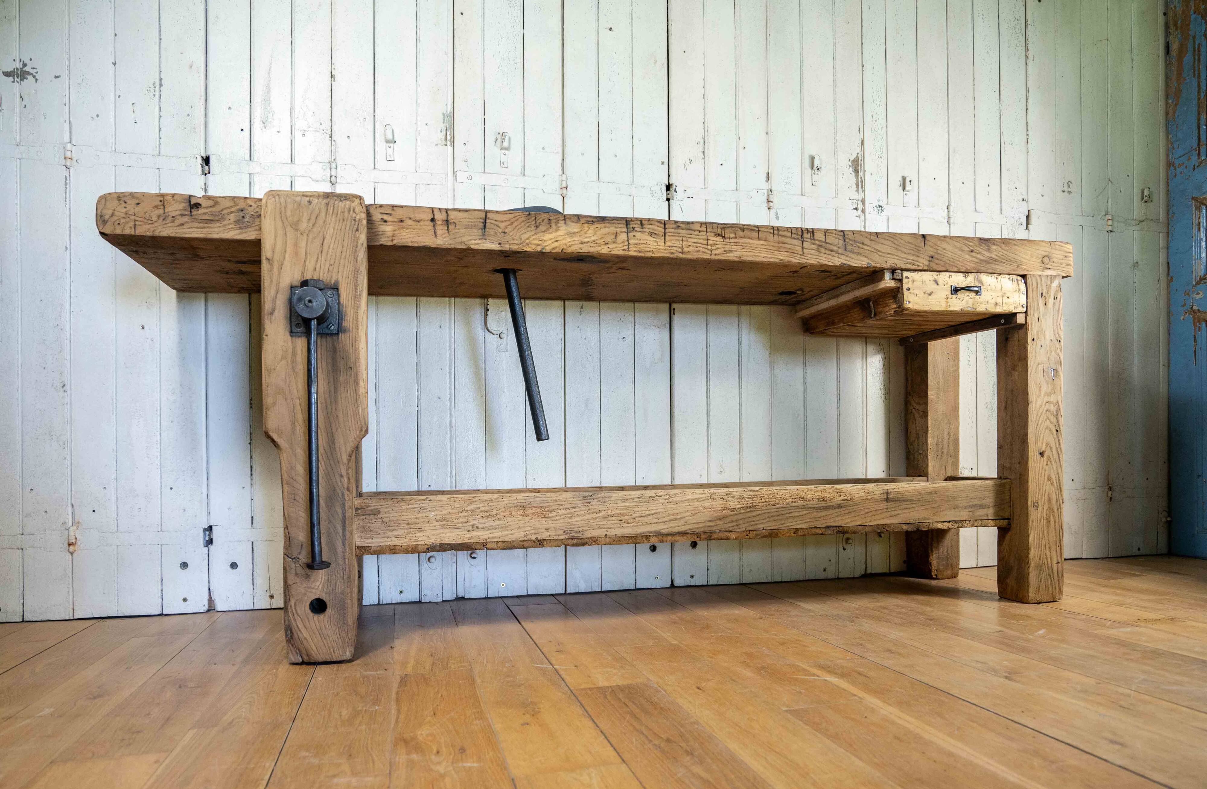 Old restored workbench