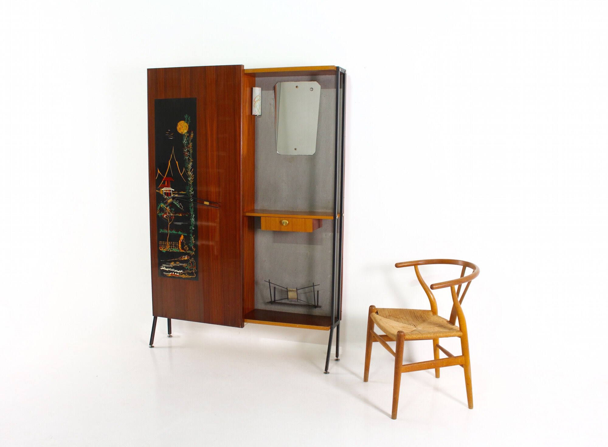 Combined furniture Japanese dressing room 1950