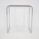 Table d'Appoint Tubulaire Chromée des Années 1960, Tchécoslovaquie