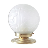 Table lamp globe art deco