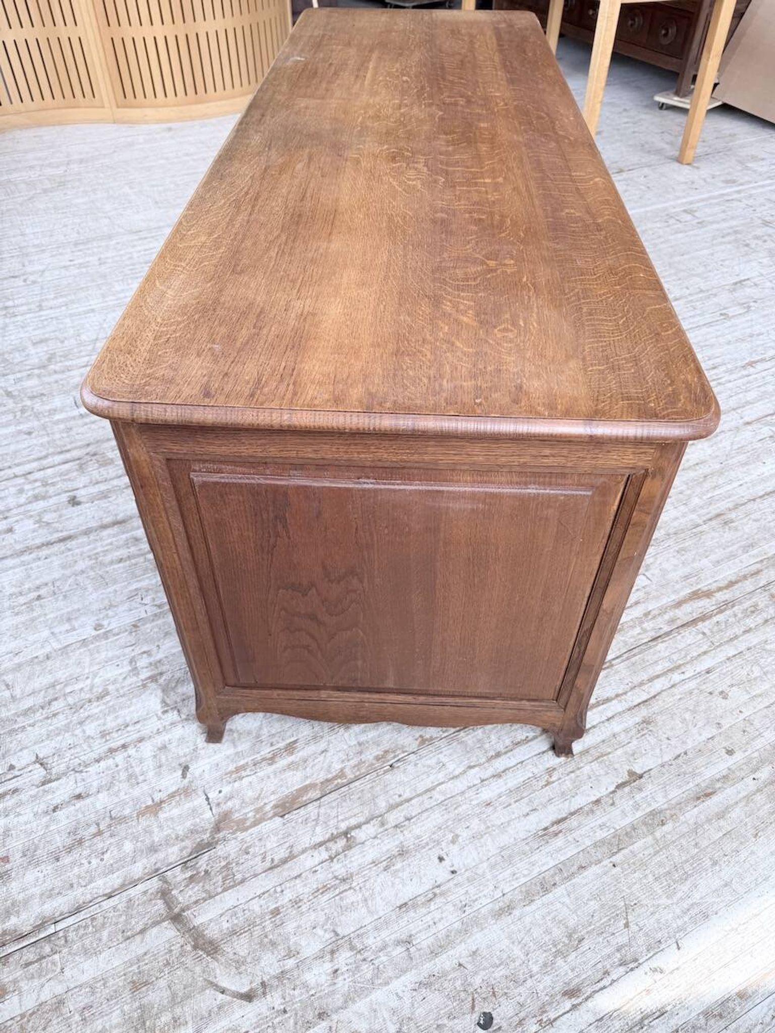 Oak desk or counter 1960