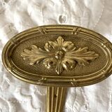 Golden brass coat hook