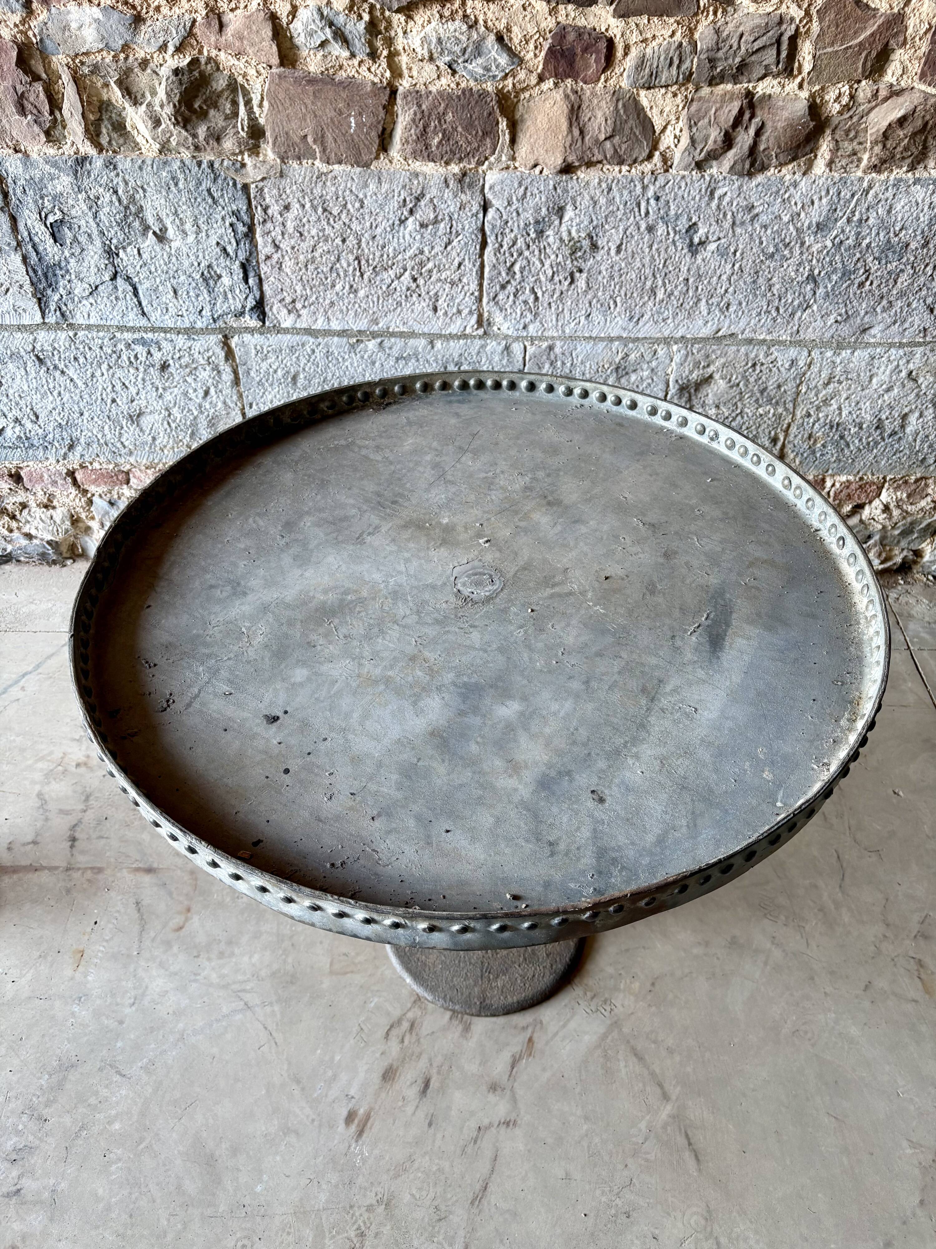 Pair of vintage industrial metal tables – workshop spirit