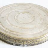 Old dish with glass compartments