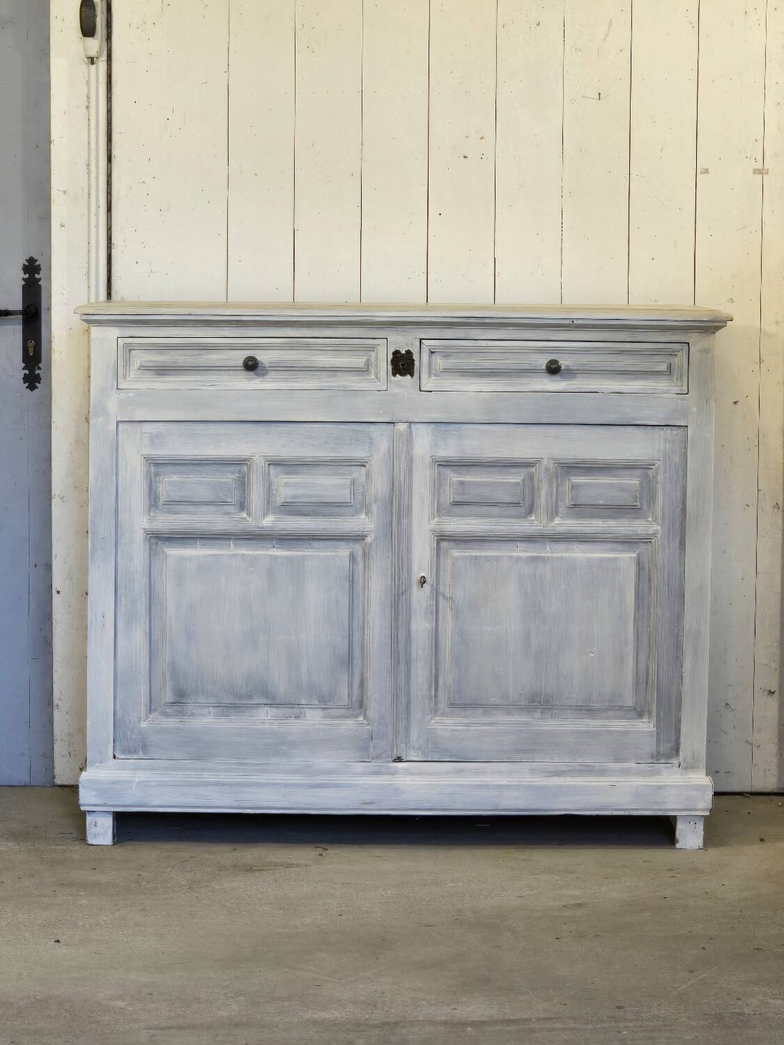 Louis Philippe style 2-door, 2-drawer sideboard