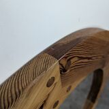 Wall mirror in pine by Uno Kristiansson, Sweden, 1960