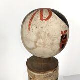 Kokeshi with Nô face theater Japan 1950-60
