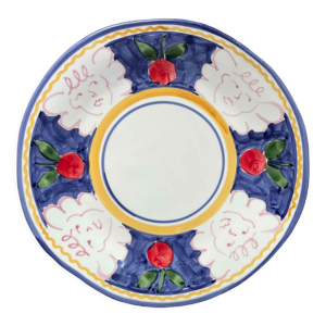 assiette blue marine