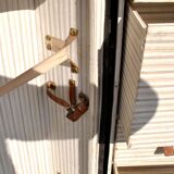 Malle cabine Wardrobe ancienne 1920 Coffre armoire Transatlantique Dressing