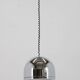 1970s Rare Italian Chrome Plated Adjustable Pendant Light