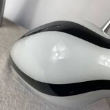 Designer two-tone glass vase