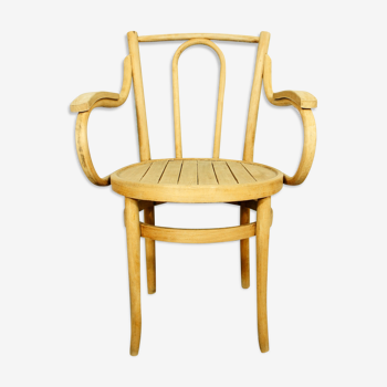 Fauteuil de bistrot en bois courbé viennois