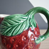 Cruche barbotine forme fraise