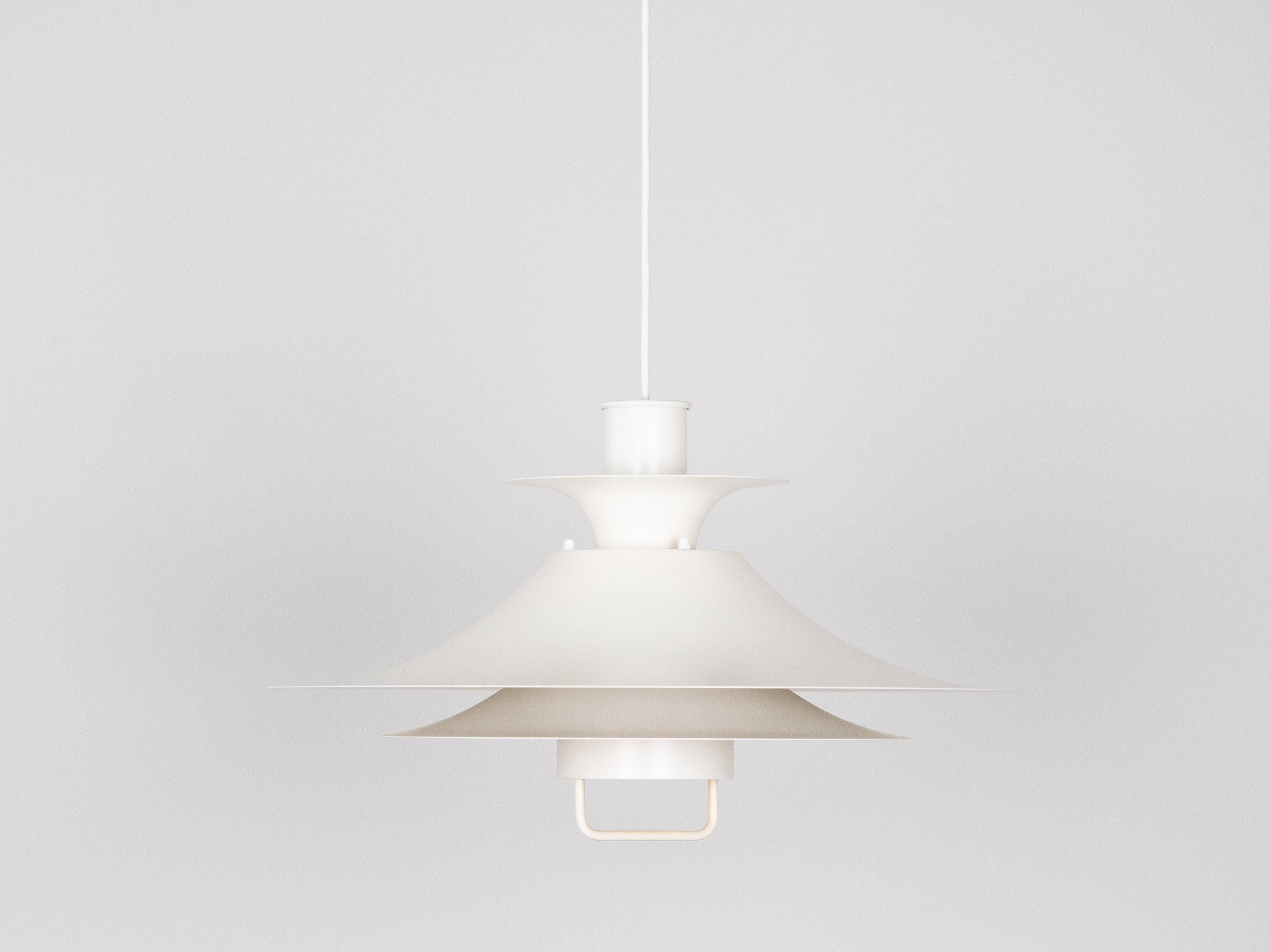 Pair of 2 vintage pendant lamps Desiree by  Lyfa, 1970s