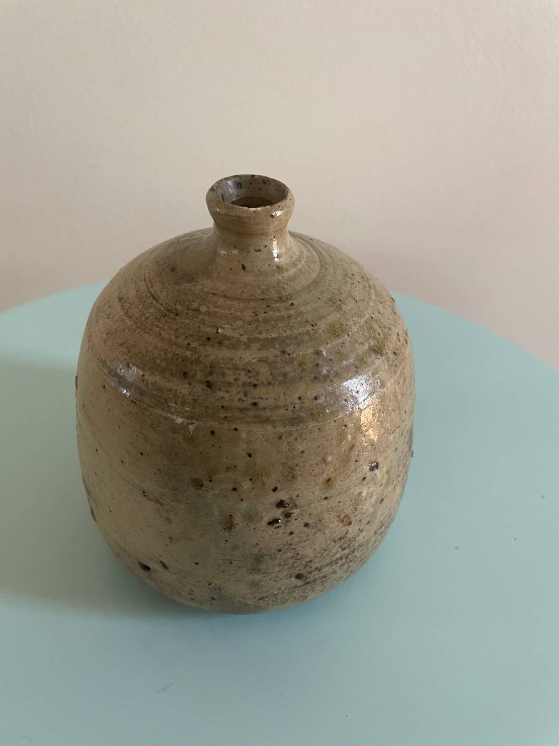 Stoneware soliflore signed Jean-Michel Doix – French artisanal ceramics