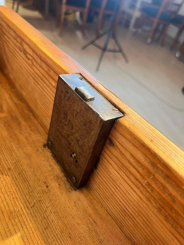 Biedermeier Console Table in Cherry Veneer, 1820