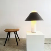 Lampe de table A-858 par Glashütte Limburg, Allemagne, années 1960.
