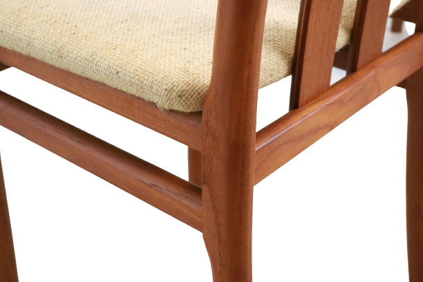 Set of 4 Danish design chairs 'Tuse'