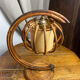Rattan and bamboo lamp, Louis Sognot