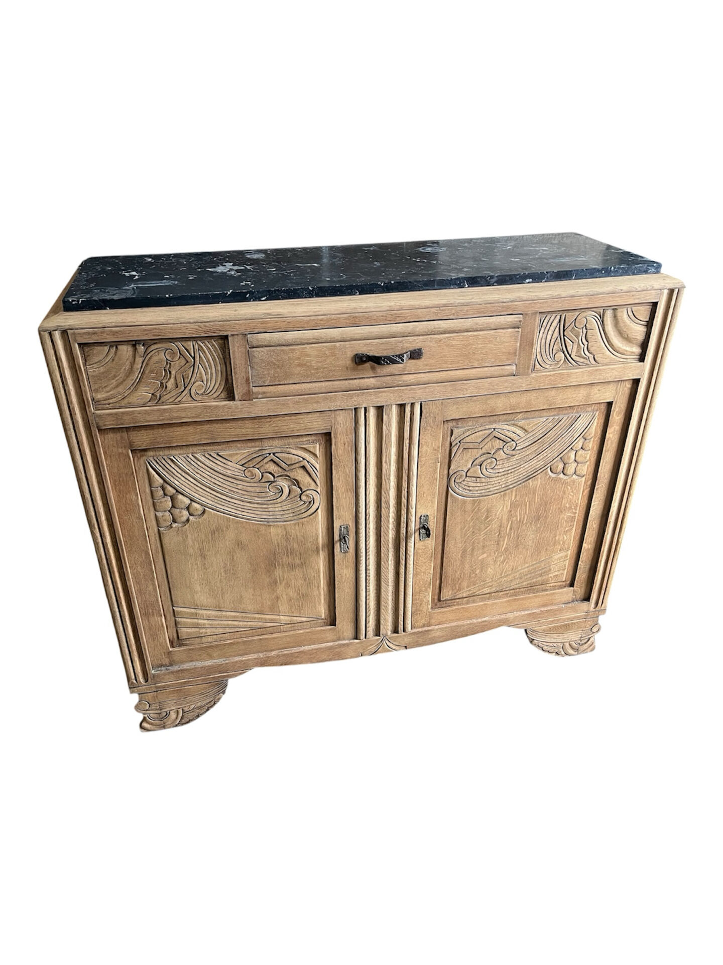 Buffet parisien art déco en chêne