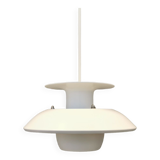 Small Danish hanging lamp in white colour