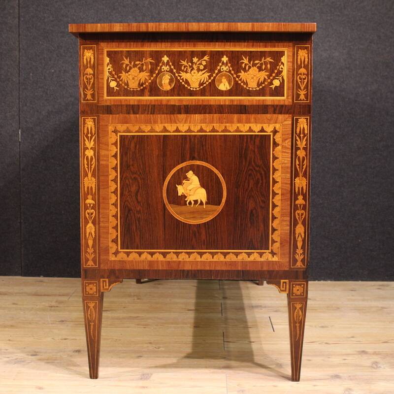20th century Italian Louis XVI style inlaid dresser